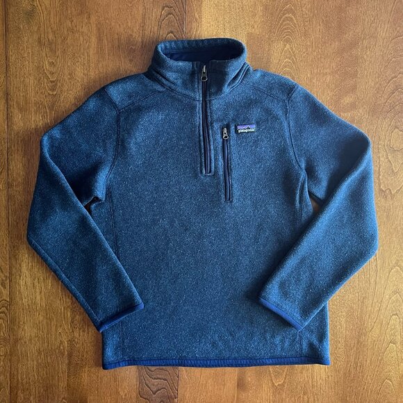 Patagonia 1/4-zip navy Better Sweater M 10 - Picture 1 of 10